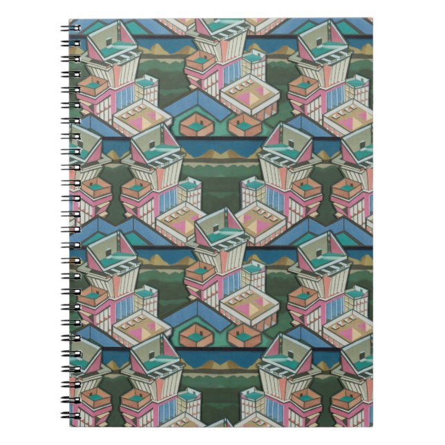 Carnet Licorice alltrie collage 3D en daim (Devant)