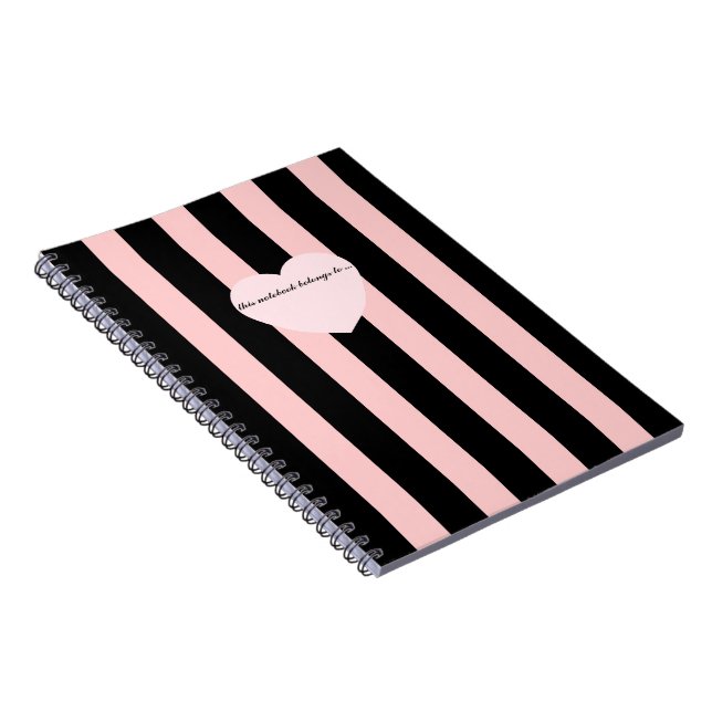 Carnet Licorice Stripes (Côté Droit)