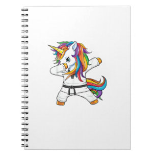Carnet Licorne Dabbing Karaté Taekwondo Enfants Filles Ma