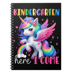 Carnet Licorne de maternelle j'arrive rentrée scolaire