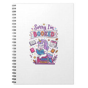 Carnet Licorne Désolé je suis Réservé Style Rétro Impress