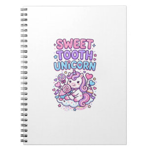 Carnet Licorne Douce Dent Licorne Mignonne Pastel Mignon