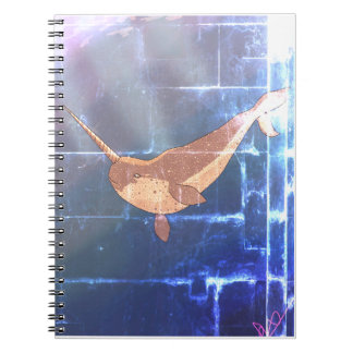 Carnet licorne marine