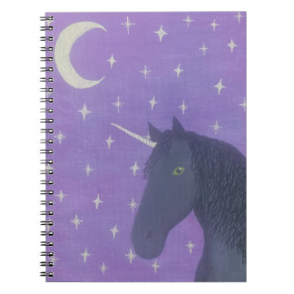 Carnet Licorne noire