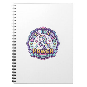 Carnet Licorne Pixel Licorne Power POD Prêt Vêtement Grap