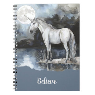 Carnet Licorne Pleine Lune Croire