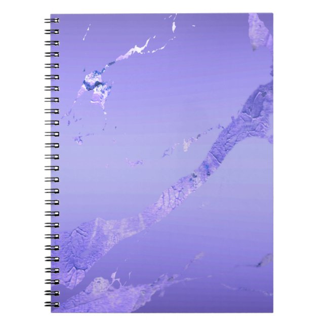 Carnet Light Purple with Metallic Accents Notebook (Devant)