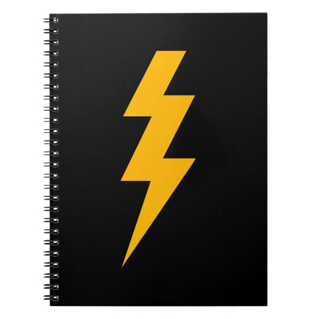 Carnet Lightning Bolt Yellow (Devant)