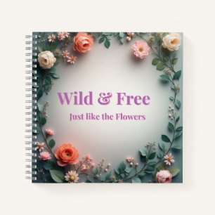 Carnet Ligne artistique florale sauvage et libre Design