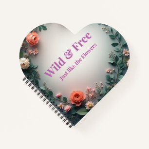 Carnet Ligne artistique florale sauvage et libre Design