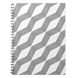 Carnet Ligne diagonale bande angulaire