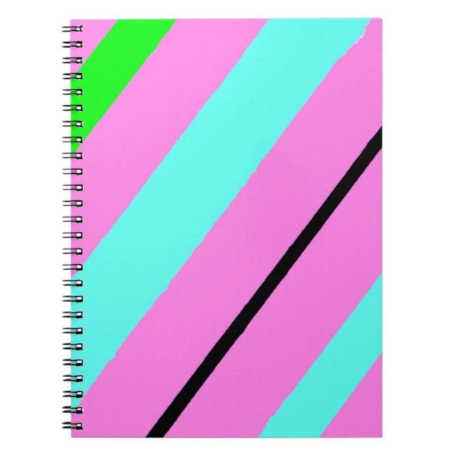 Carnet Lignes colorées (Devant)