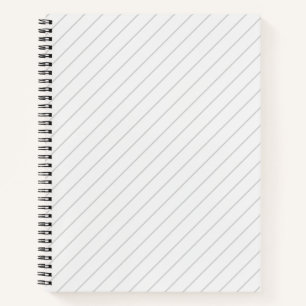 Carnet Lignes minces diagonales