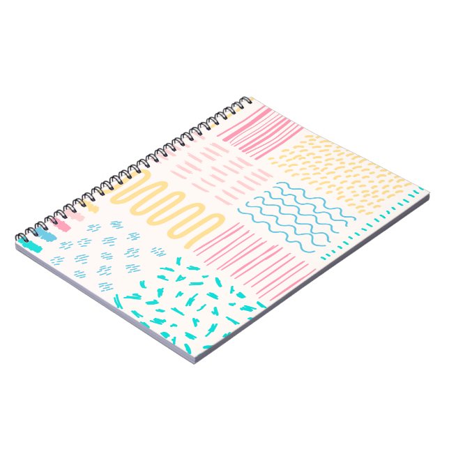 Carnet Lignes motifs (Côté gauche)