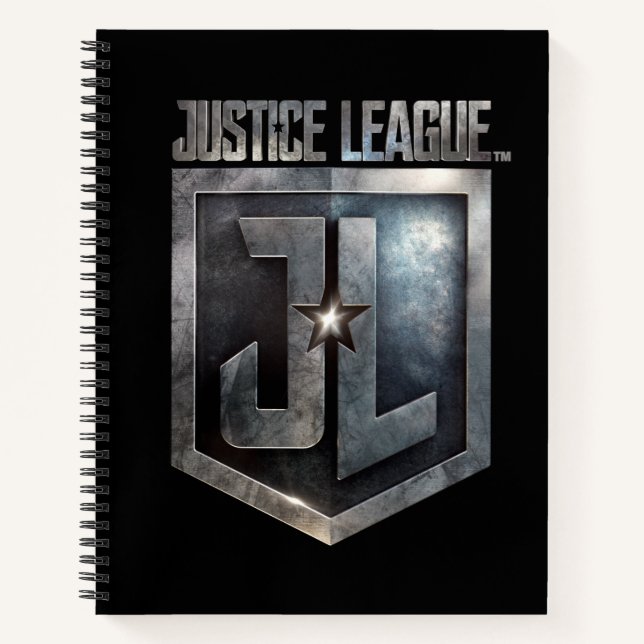 Carnet Ligue de Justice | Bouclier JL métallique (Devant)