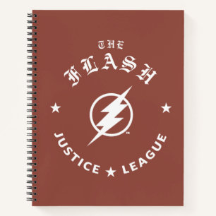 Carnet Ligue de Justice L'Emblème Flash Retro Lightning