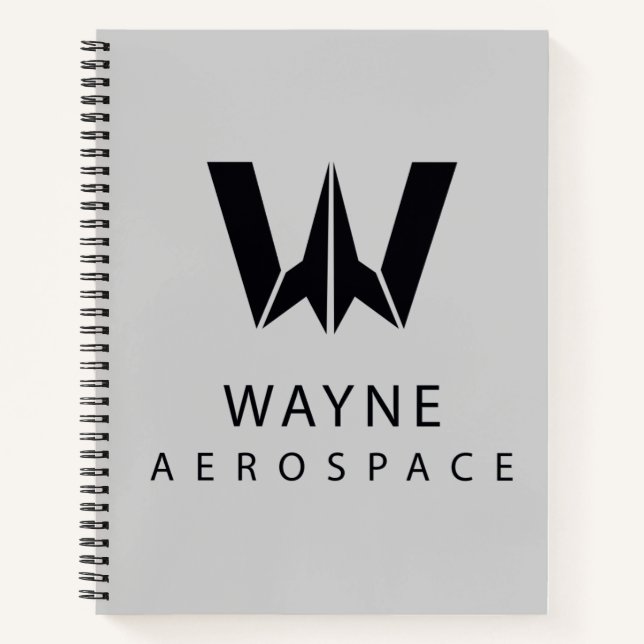 Carnet Ligue de Justice | Logo Wayne Aerospace (Devant)
