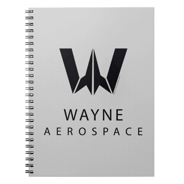 Carnet Ligue de Justice | Logo Wayne Aerospace (Devant)