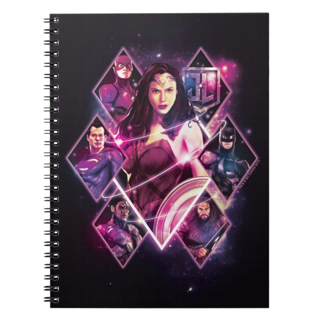 Carnet Ligue de Justice | Panneaux de groupe galactique d (Devant)
