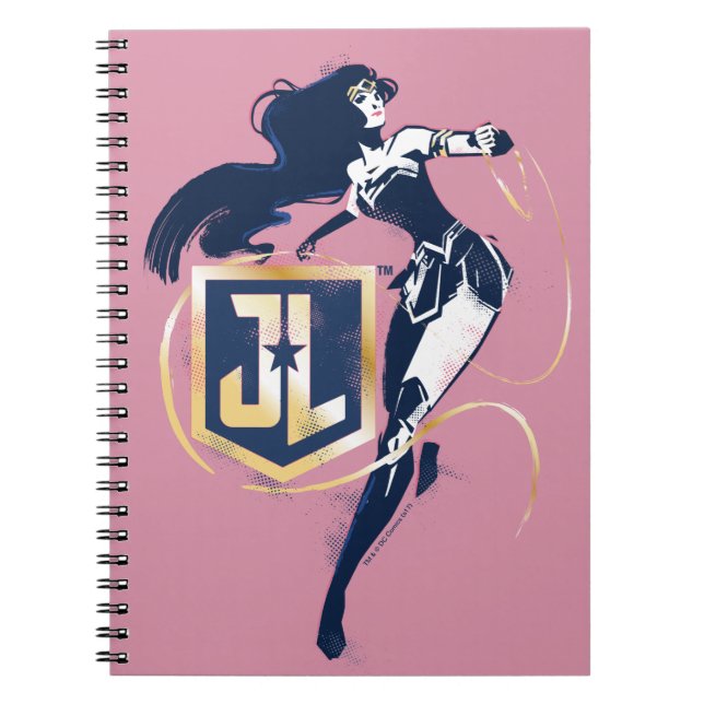 Carnet Ligue de Justice | Wonder Woman & JL Icon Pop Art (Devant)