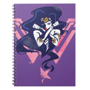 Carnet Ligue de Justice Wonder Woman & Symbol Pop Art