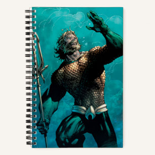 Carnet Ligue Justice #10 Aquaman Noyé Variant de Terre