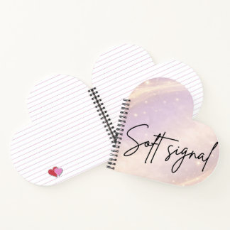 Carnet Lila pâle et gris beige en art IA