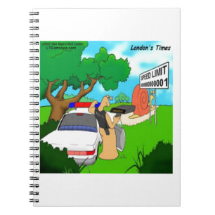 Carnet Limace Agent de la Circulation Drôle
