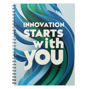 Carnet L'innovation commence avec vous option 3