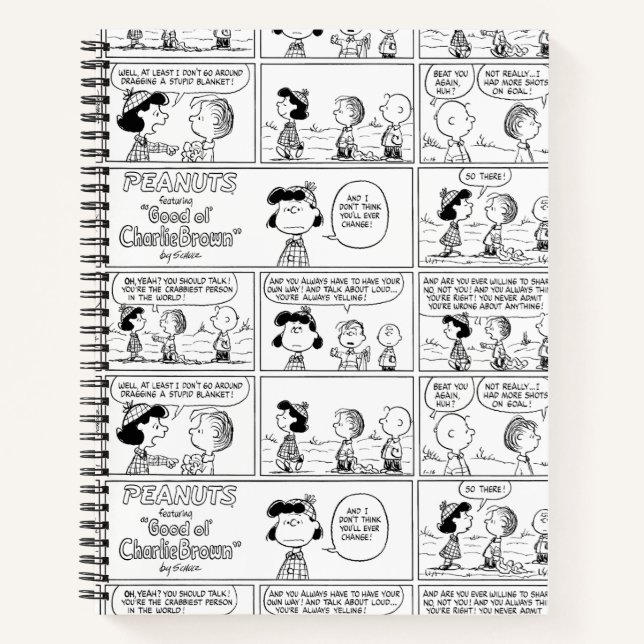 Carnet Linus raconte Lucy Elle est Crabby (Devant)