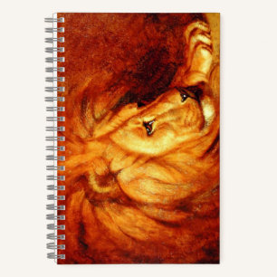 Carnet Lion au repos (par Abbott Handerson Thayer)