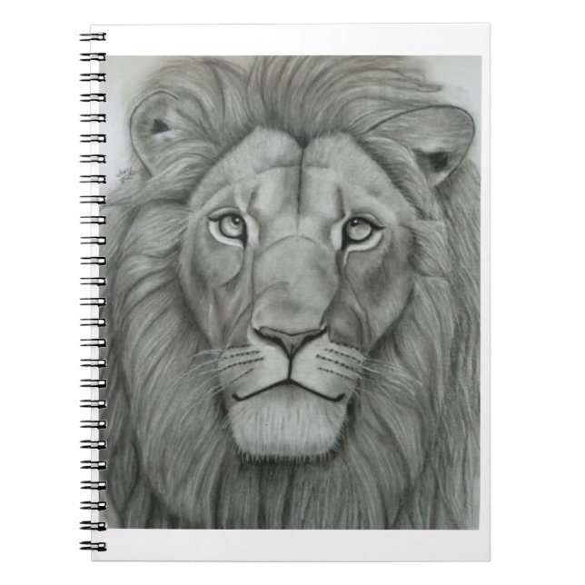 Carnet Lion Majestueux (Devant)