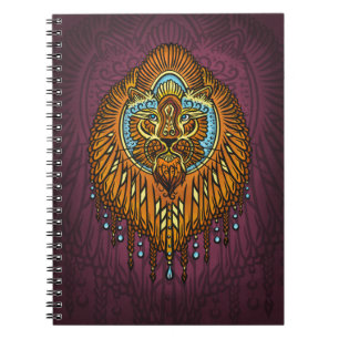 Carnet Lion Regal Spirit   La Rue Mandala Tribale Ornée