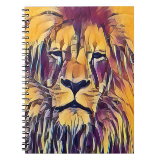 Carnet Lion Vibrant Art