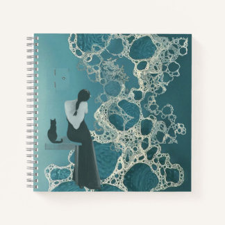 Carnet Liquid Blue Reverie — Contemporary Art Collection