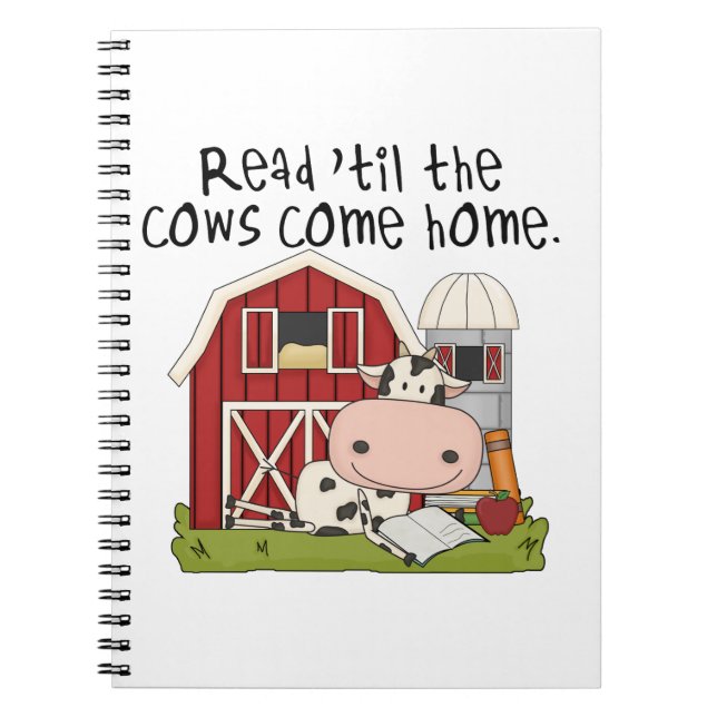 Carnet Lisez "Jusqu'à ce que les vaches rentrent chez ell (Devant)