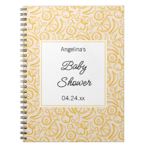 Carnet Liste de cadeaux pour Motifs de fruits