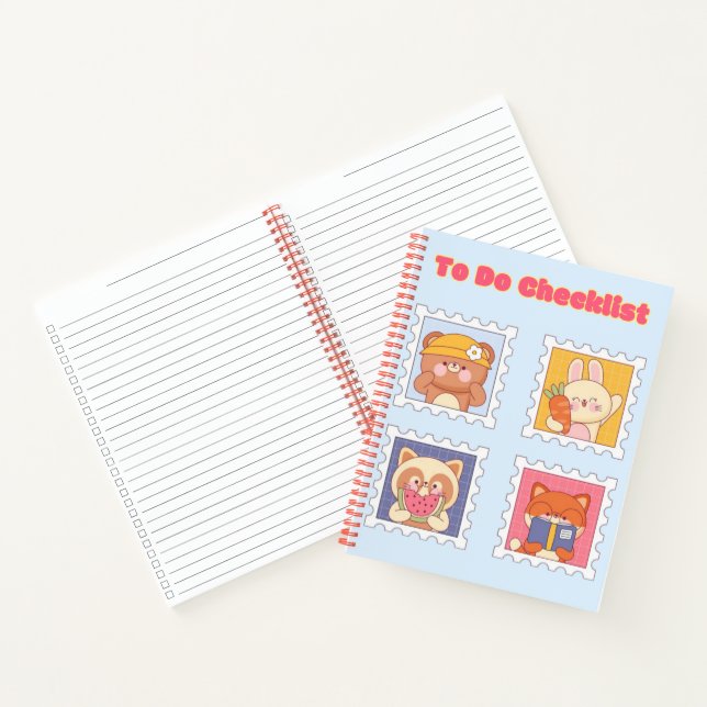 Carnet Liste de contrôle ✨ 💗 🌸 (Intérieur)