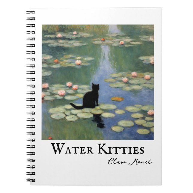 Carnet Lits d'eau Monet Claw Pond de chat (Devant)