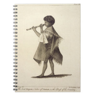 Carnet L'jeune homme Taiyota, indigène d'Otaheite, dans