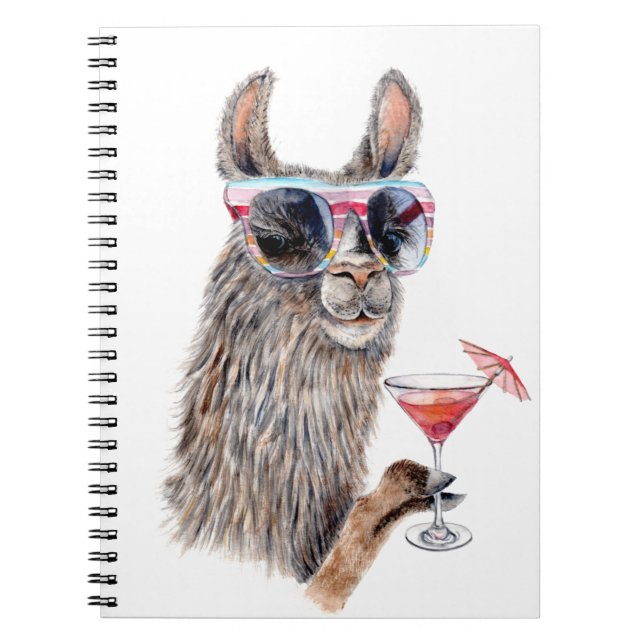 Carnet Llama de vacances (Devant)