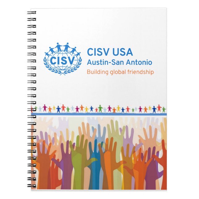 Carnet Logo CISV Austin (Devant)