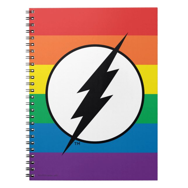 Carnet Logo de Flash Rainbow (Devant)