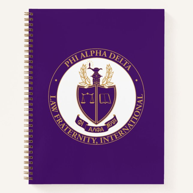 Carnet Logo de Phi Alpha Delta (Devant)