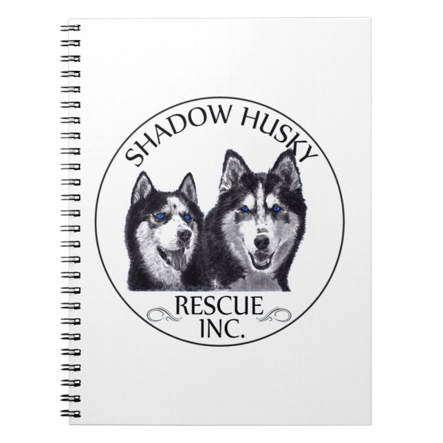 Carnet Logo de Secourt Shadow Husky (Devant)