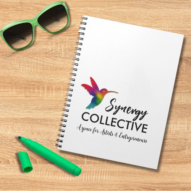 Carnet Logo d'entreprise de colibri (Créateur téléchargé)