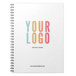 Carnet Logo d'entreprise moderne Blanc promotionnel
