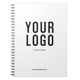 Carnet Logo d'entreprise moderne Blanc promotionnel