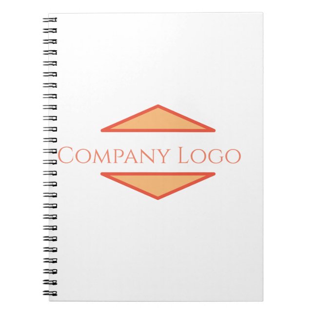 Carnet Logo d'entreprise personnalisé (Devant)