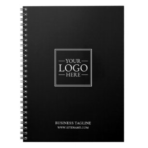 Carnet Logo d'entreprise personnalisé avec texte personna